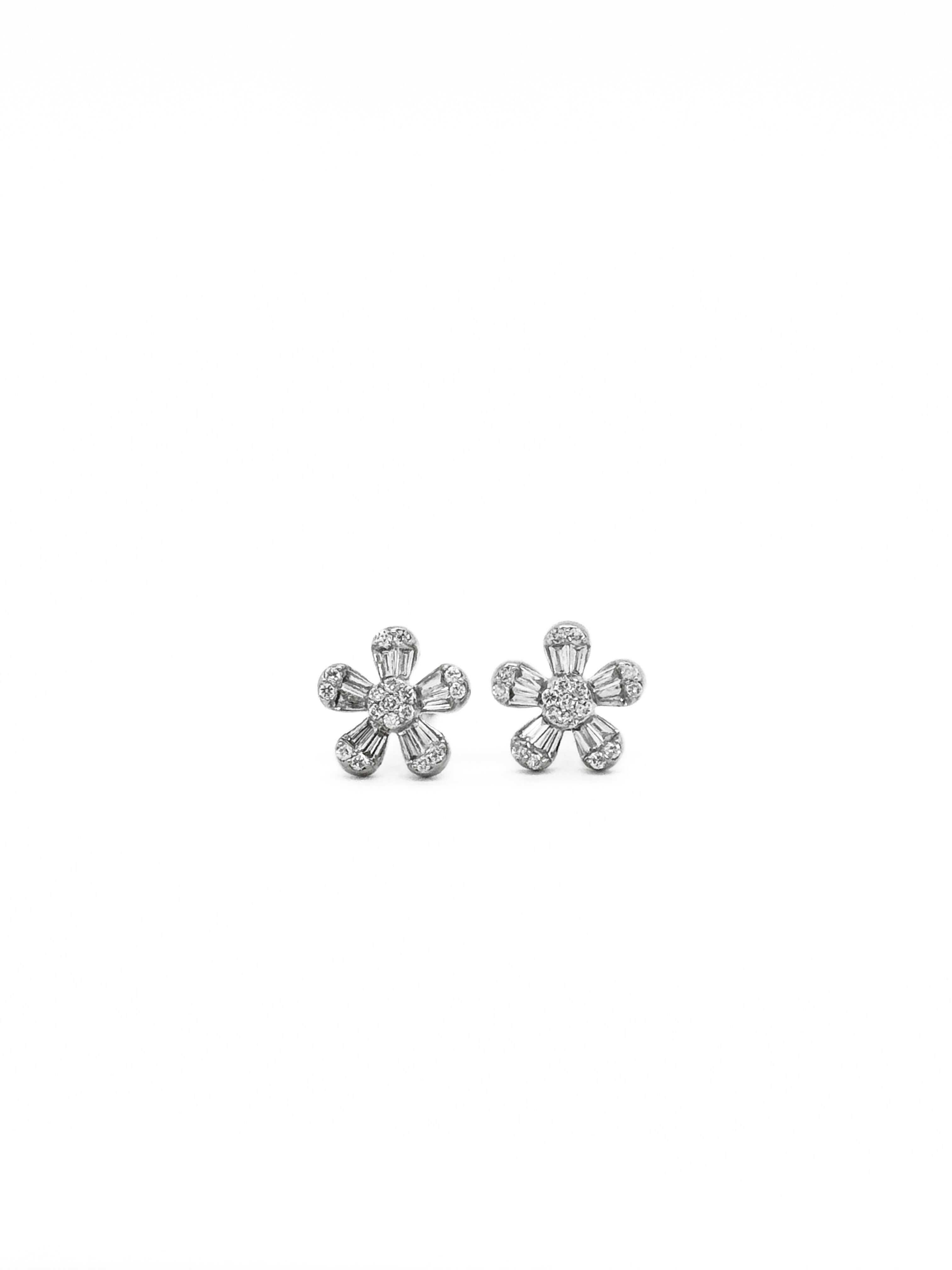 FLOWER STUD EARRINGS-11977